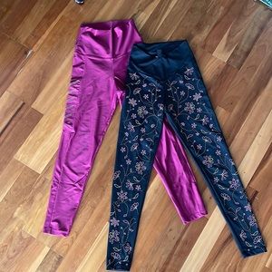 BUNDLE beach riot sport beaded leggings. Never worn NWOT